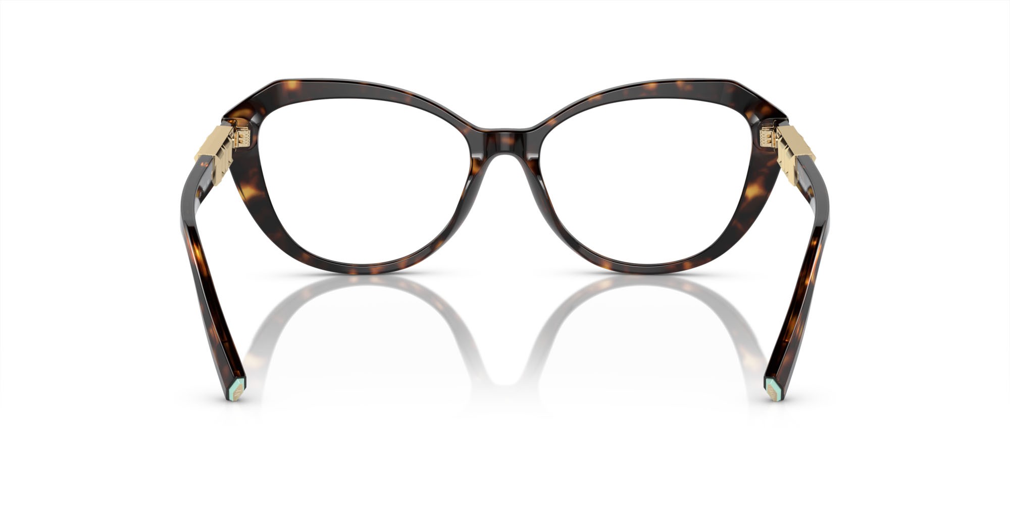 Eyeglasses Tiffany TF 2241B (8015) color havana shape cat eye lenses lente demo
