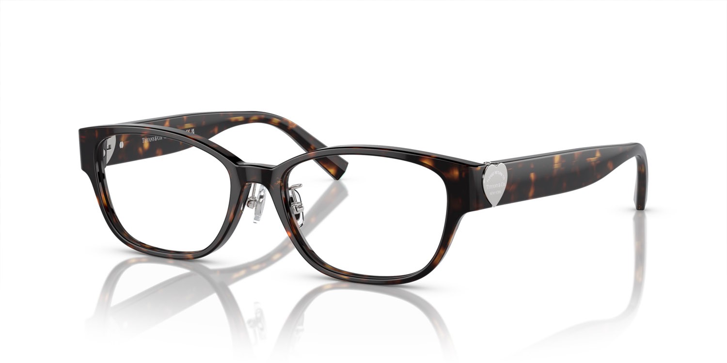 Eyeglasses Tiffany TF 2243D (8015) color havana shape square lenses lente demo
