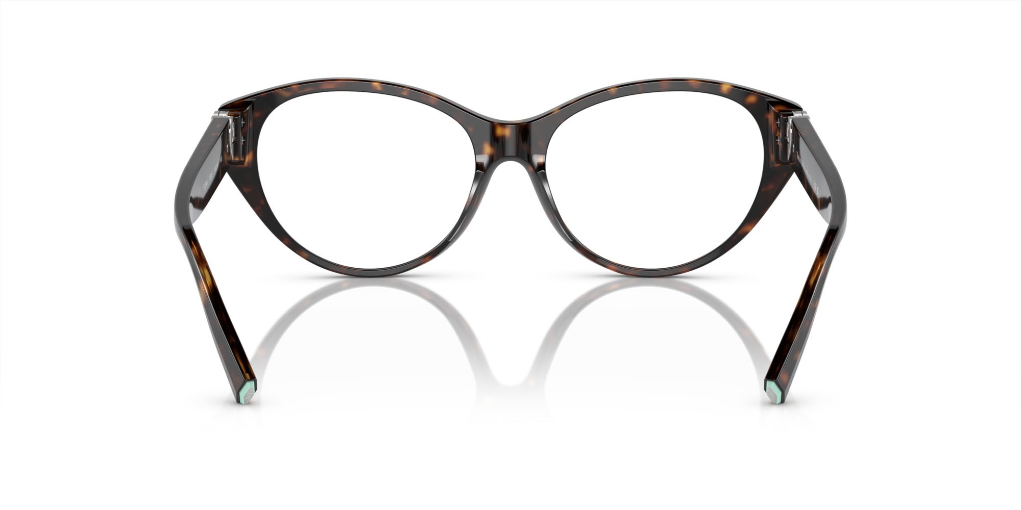 Occhiali da vista Tiffany TF 2244 (8015) colore havana forma pantos lenti lente demo