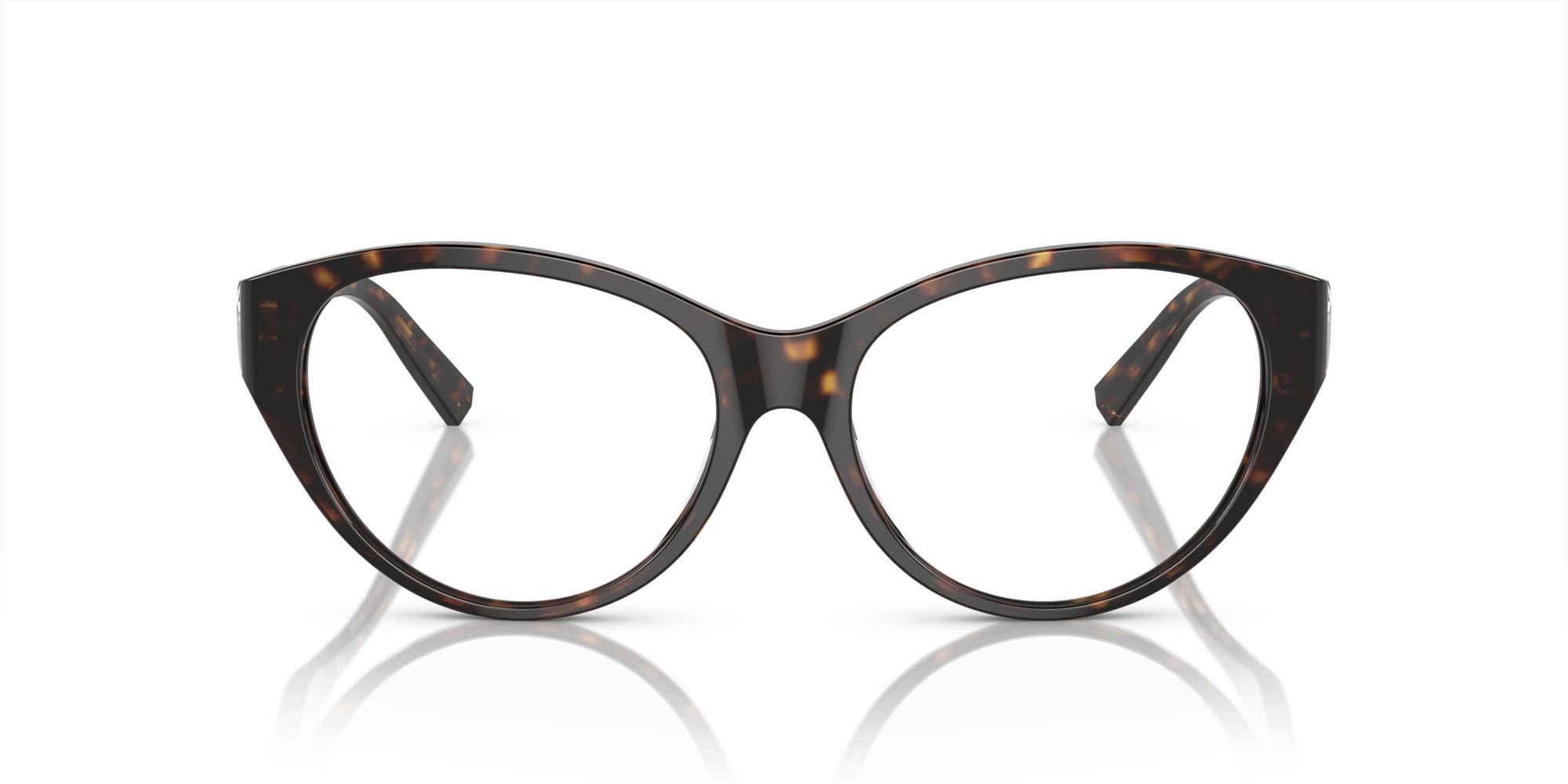 Occhiali da vista Tiffany TF 2244 (8015) colore havana forma pantos lenti lente demo