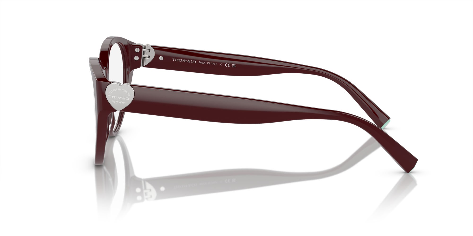 Brillen Tiffany TF 2244 (8389) farbe vinaccia form pantos gläser lente demo