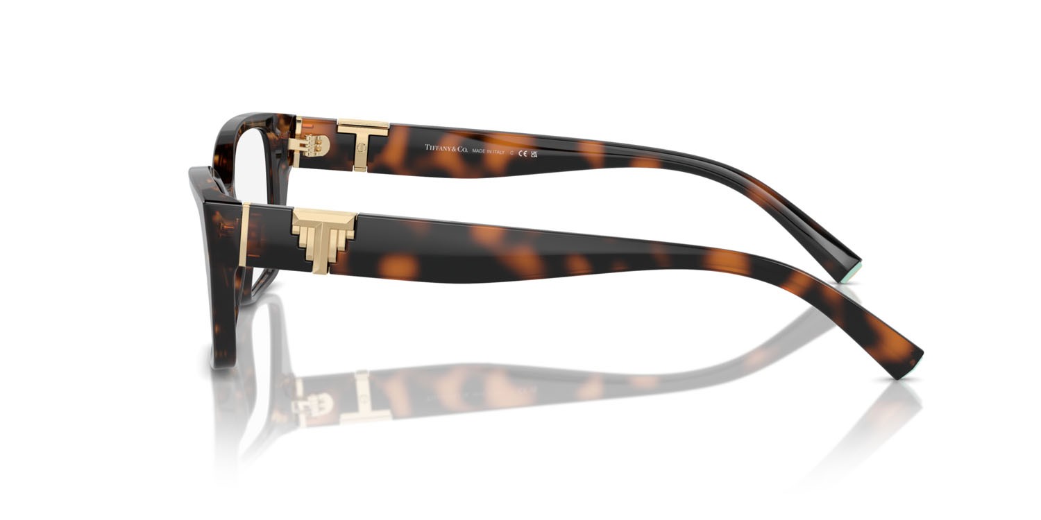 Eyeglasses Tiffany TF 2247 (8015) color havana shape rectangle lenses lente demo