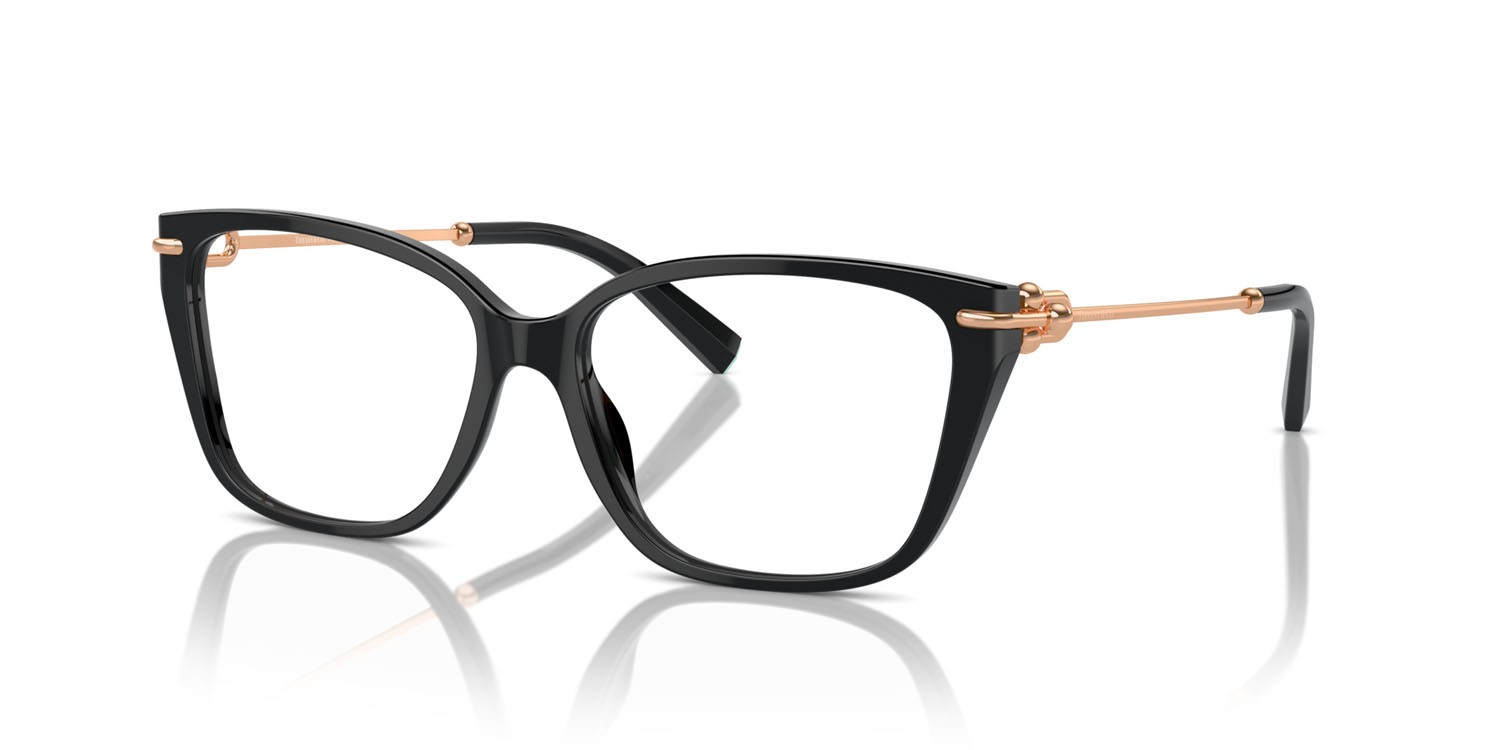 Eyeglasses Tiffany TF 2248K (8403) color nero shape square lenses lente demo