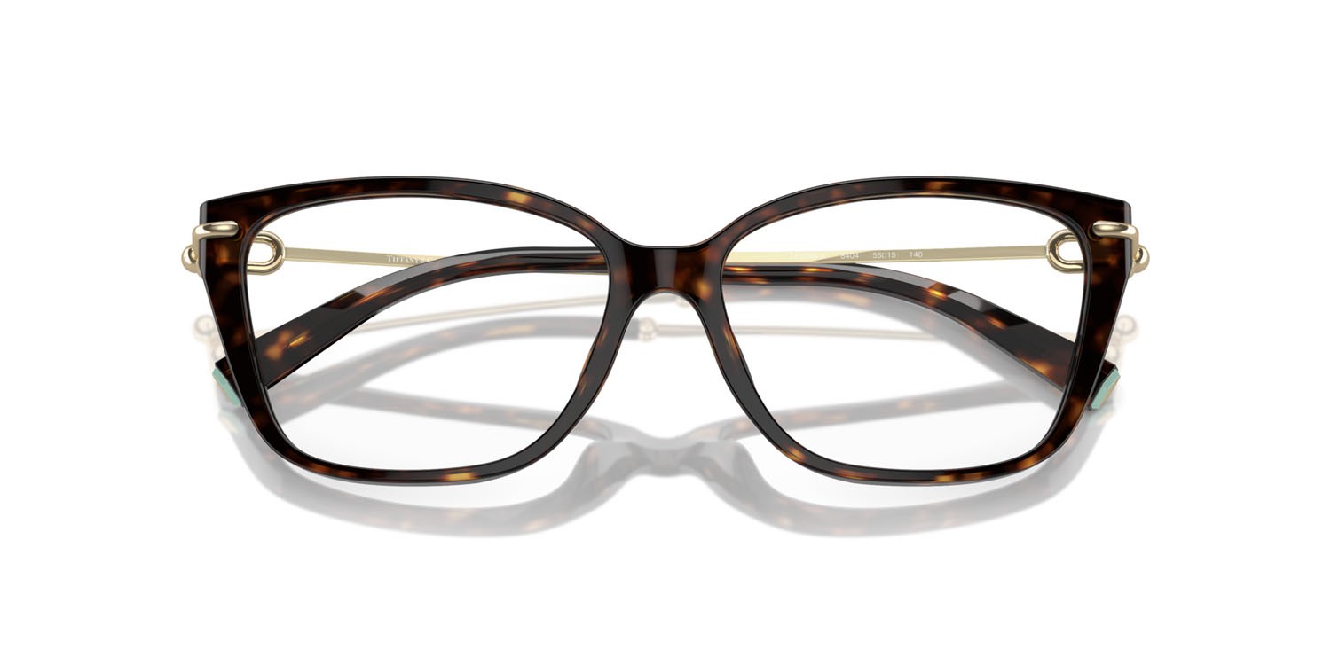 Eyeglasses Tiffany TF 2248K (8404) color havana shape square lenses lente demo
