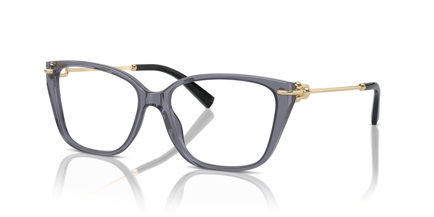 Eyeglasses Tiffany TF 2248K (8405) color crystal dark violet shape square lenses lente demo