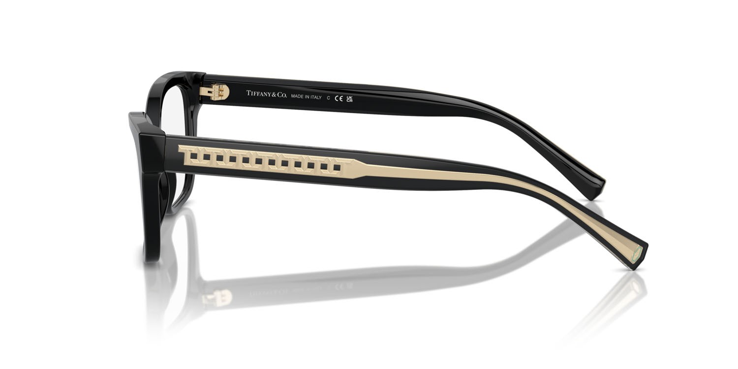 Eyeglasses Tiffany TF 2249 (8001) color nero shape butterfly lenses lente demo