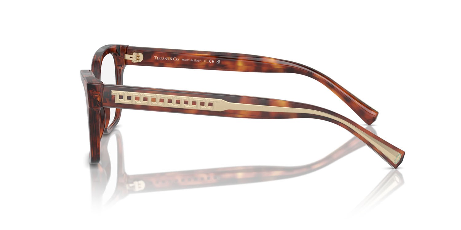 Brillen Tiffany TF 2249 (8002) farbe havana form schmetterling gläser lente demo