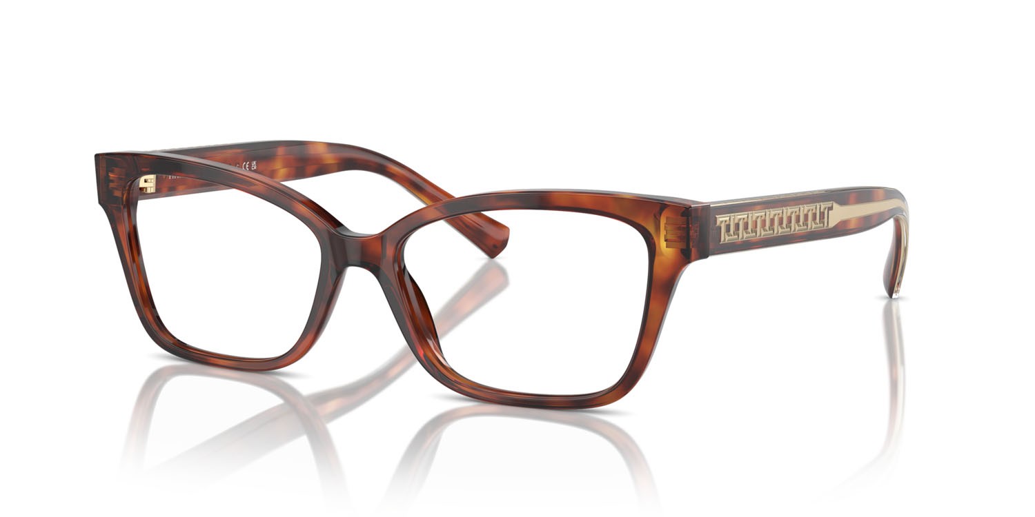 Brillen Tiffany TF 2249 (8002) farbe havana form schmetterling gläser lente demo