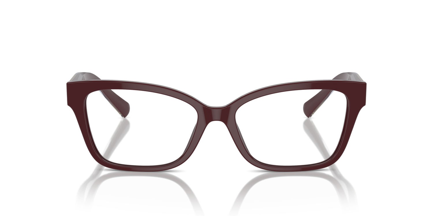 Eyeglasses Tiffany TF 2249 (8389) color vinaccia shape butterfly lenses lente demo