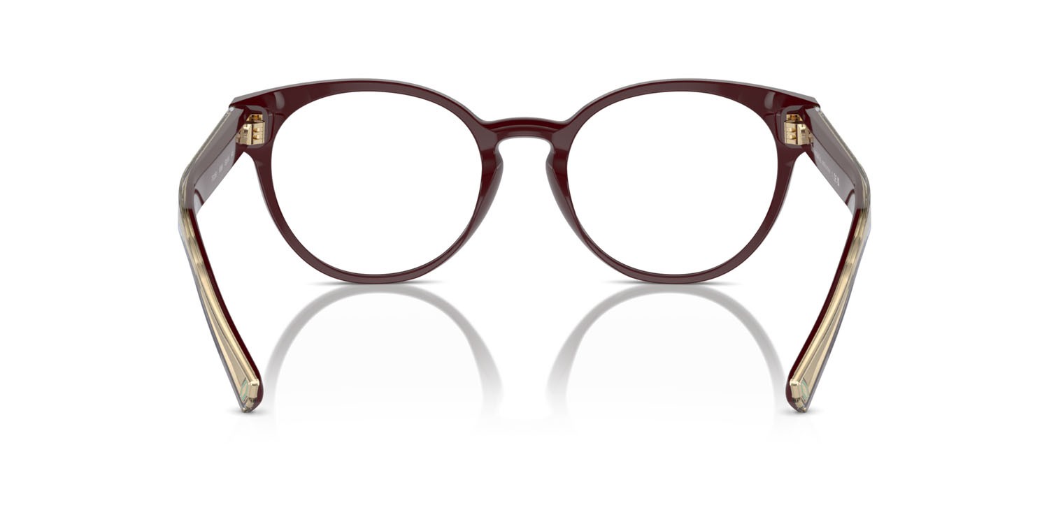 Eyeglasses Tiffany TF 2250 (8389) color vinaccia shape pantos lenses lente demo