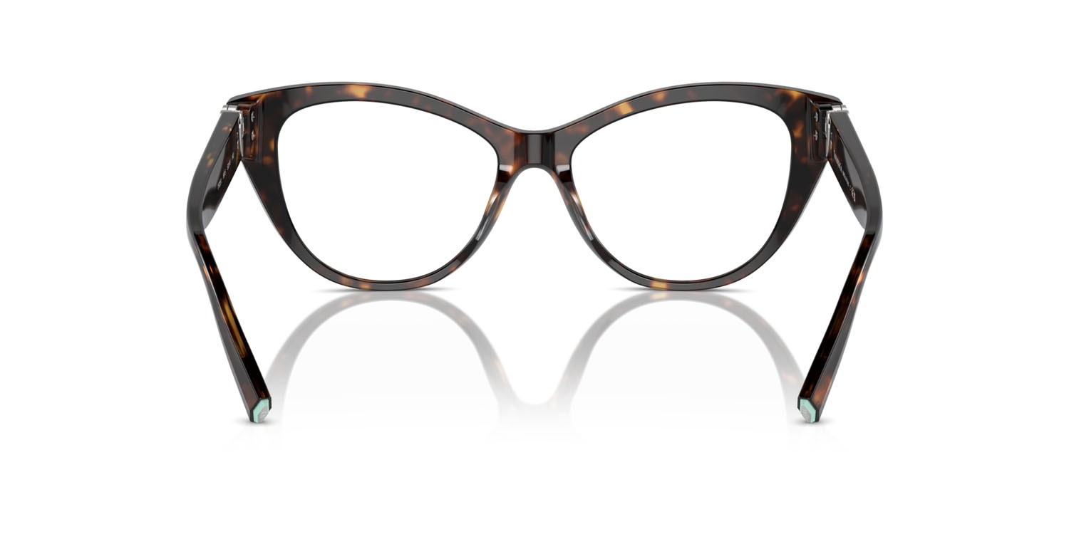 Eyeglasses Tiffany TF 2251 (8015) color havana shape cat eye lenses lente demo