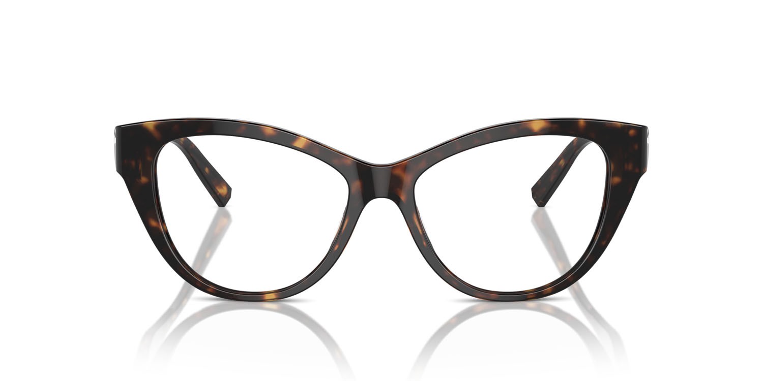 Eyeglasses Tiffany TF 2251 (8015) color havana shape cat eye lenses lente demo