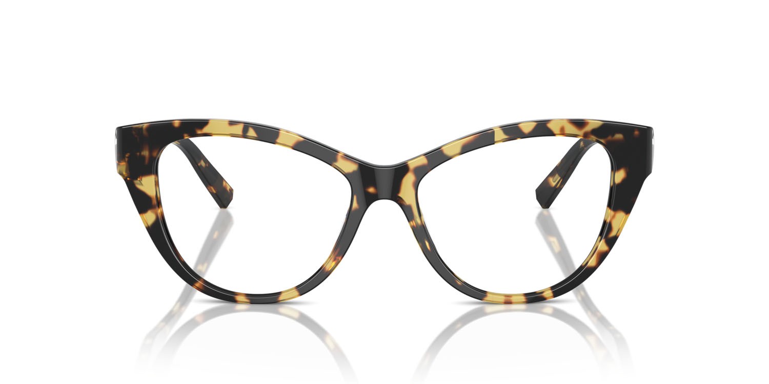 Eyeglasses Tiffany TF 2251 (8064) color havana shape cat eye lenses lente demo