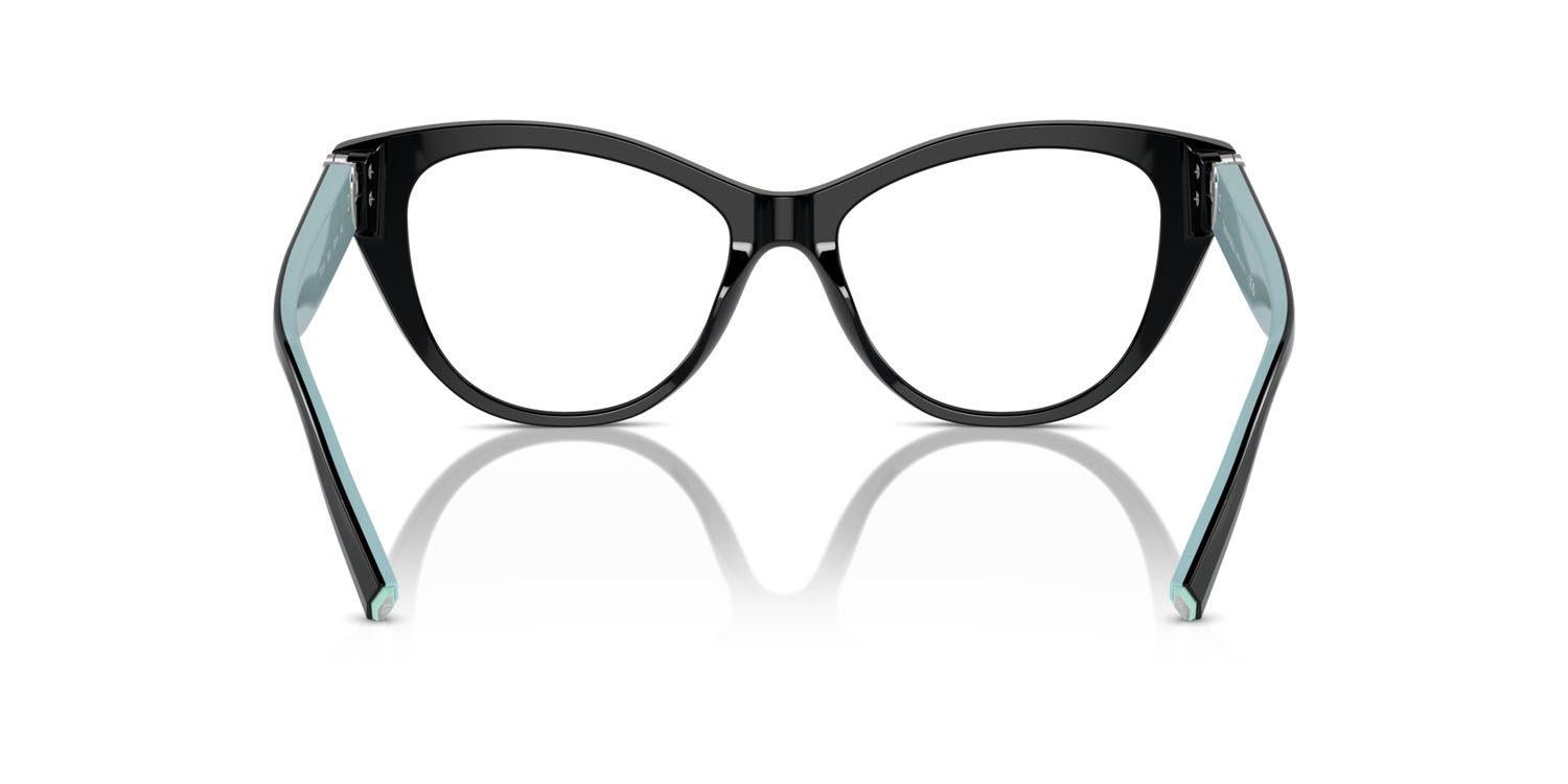 Occhiali da vista Tiffany TF 2251 (8406) colore nero forma cat eye lenti lente demo