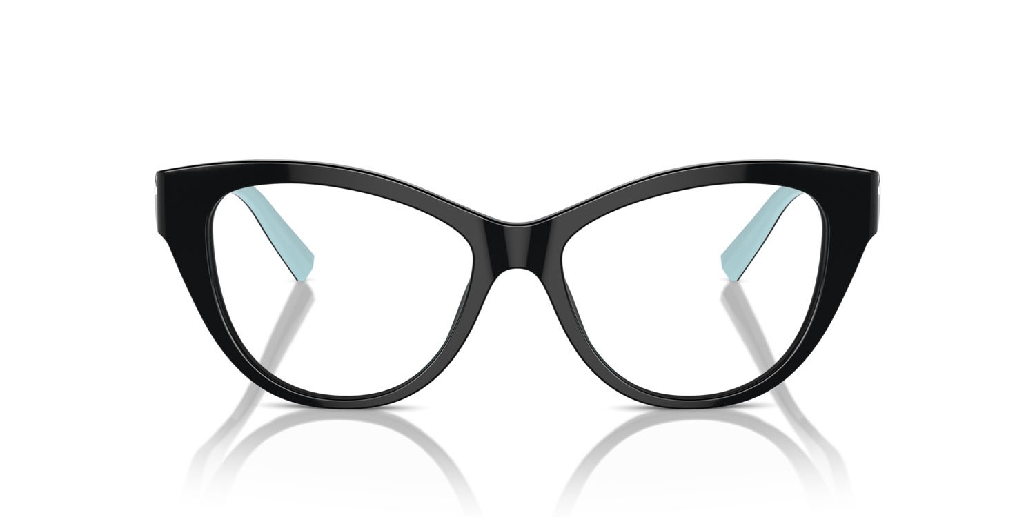 Occhiali da vista Tiffany TF 2251 (8406) colore nero forma cat eye lenti lente demo