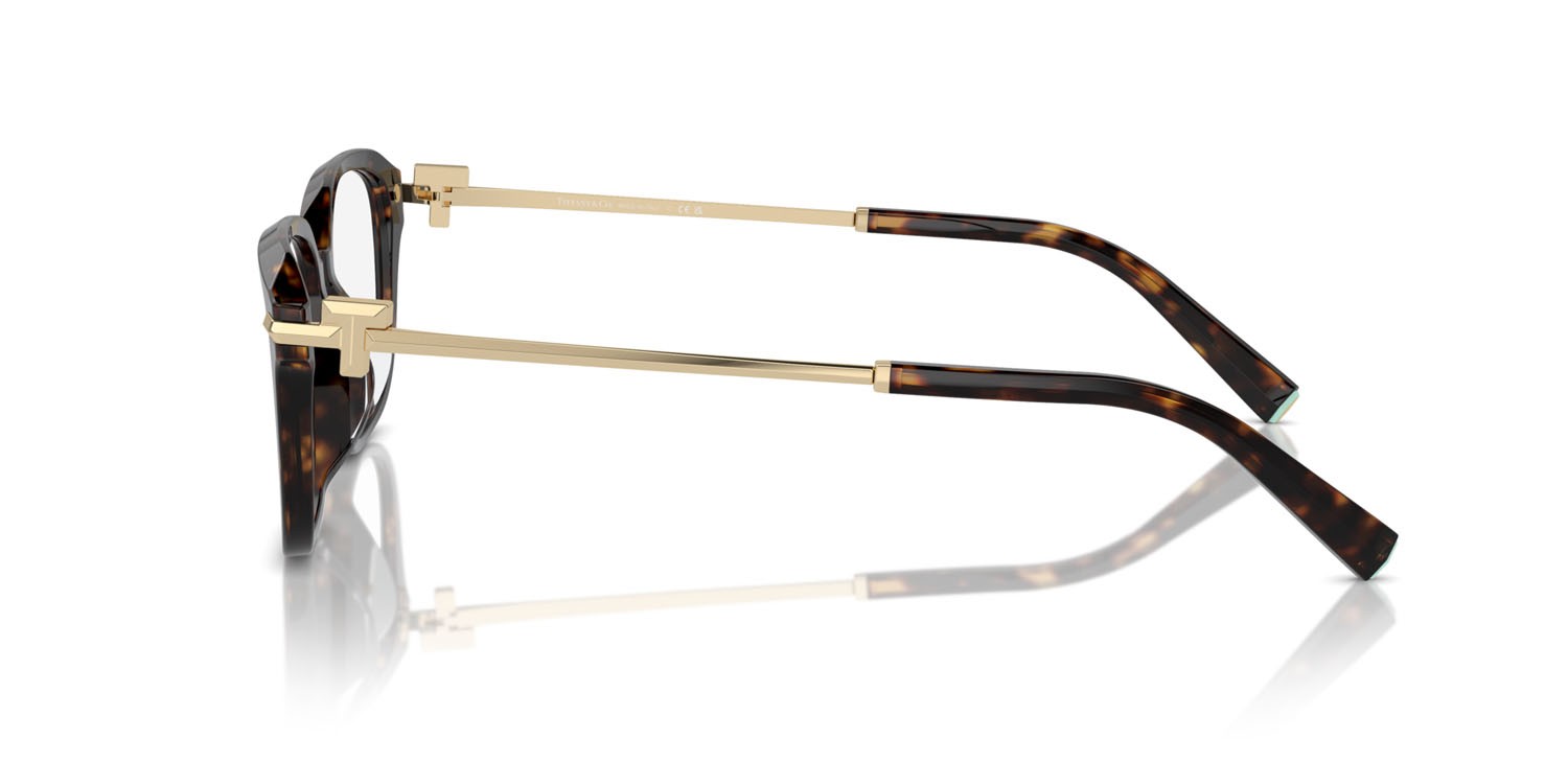 Occhiali da vista Tiffany TF 2253D (8015) colore havana forma quadrato lenti lente demo