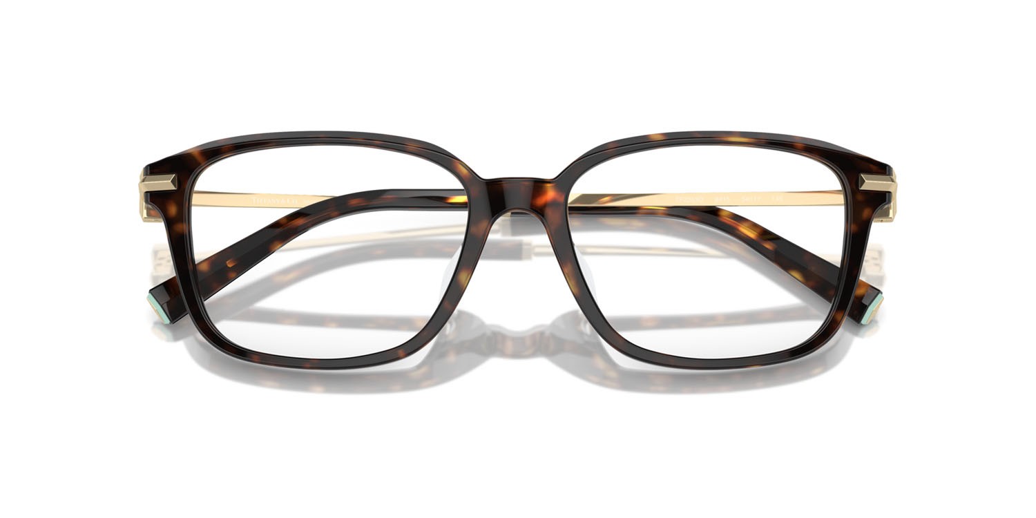 Occhiali da vista Tiffany TF 2253D (8015) colore havana forma quadrato lenti lente demo