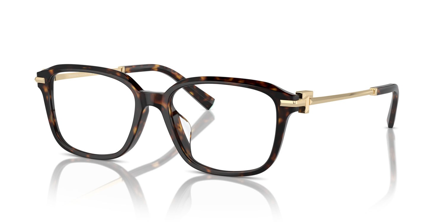 Occhiali da vista Tiffany TF 2253D (8015) colore havana forma quadrato lenti lente demo