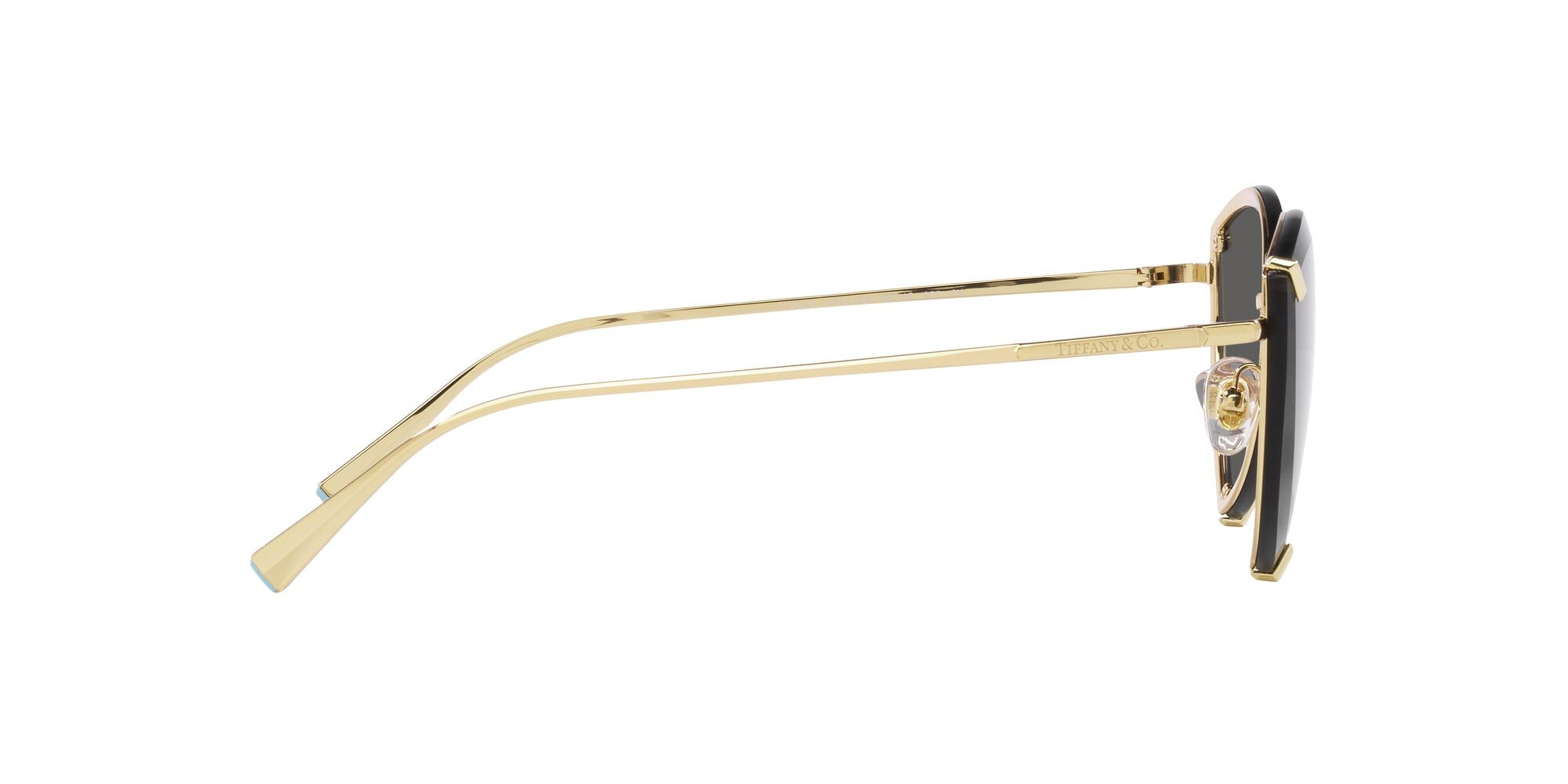 Sonnenbrillen Tiffany TF 3090 (6002S4) farbe oro form unregelmäßig gläser grigio scuro