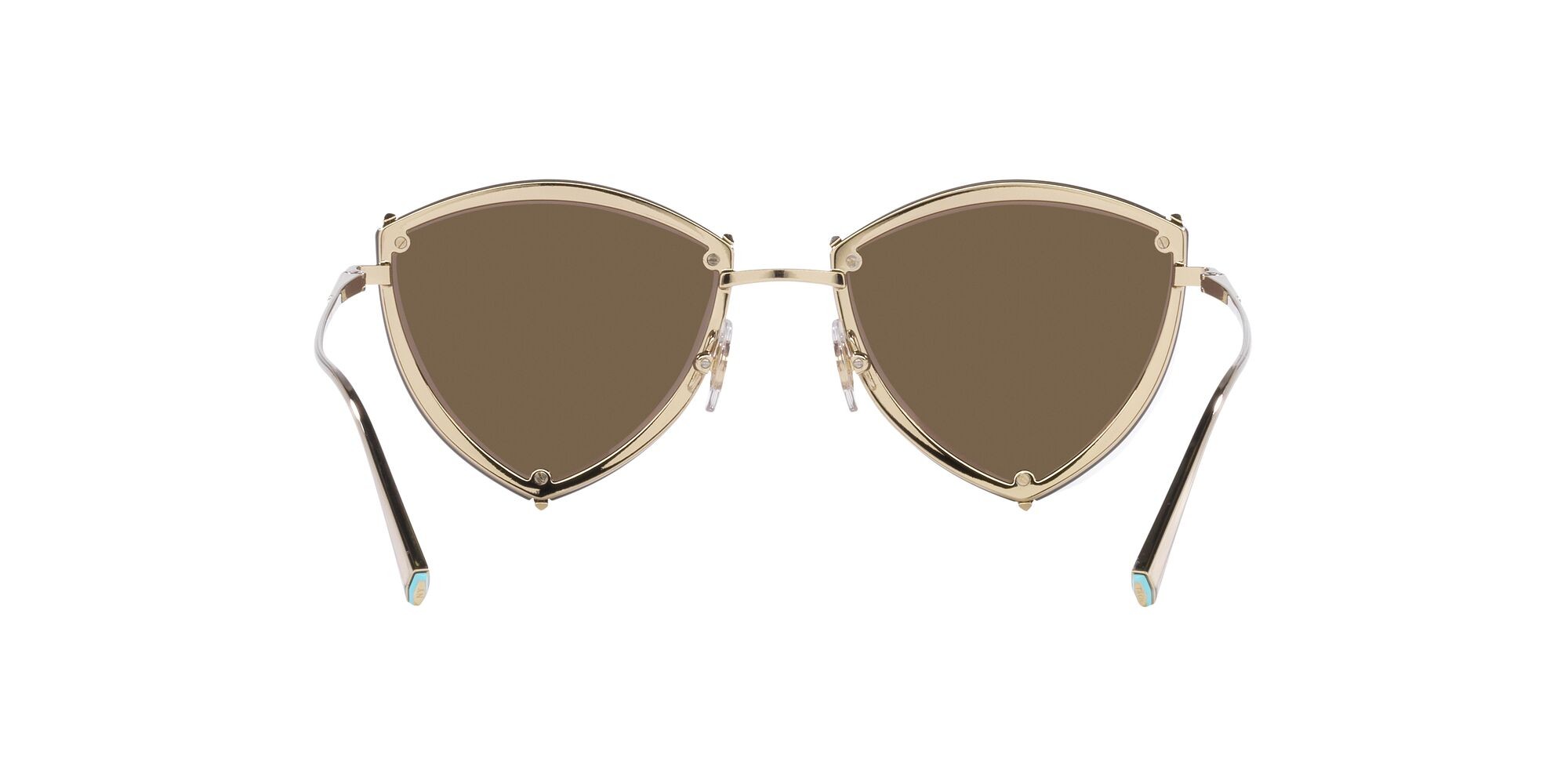 Sonnenbrillen Tiffany TF 3090 (602173) farbe oro pallido form unregelmäßig gläser marrone scuro