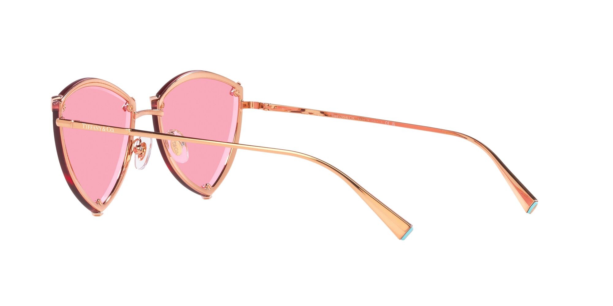 Sonnenbrillen Tiffany TF 3090 (610584) farbe rubedo form unregelmäßig gläser rosa