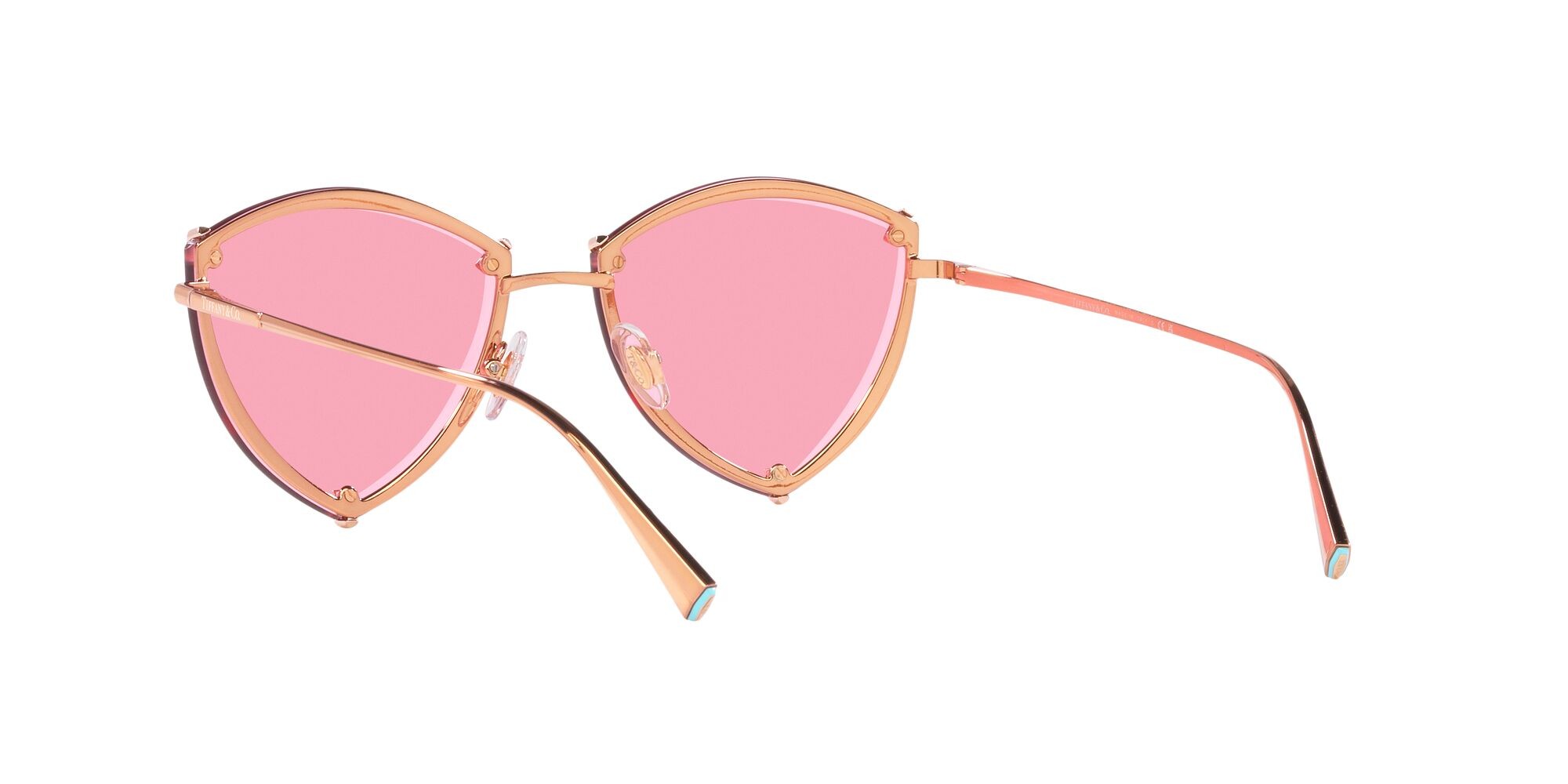 Sonnenbrillen Tiffany TF 3090 (610584) farbe rubedo form unregelmäßig gläser rosa