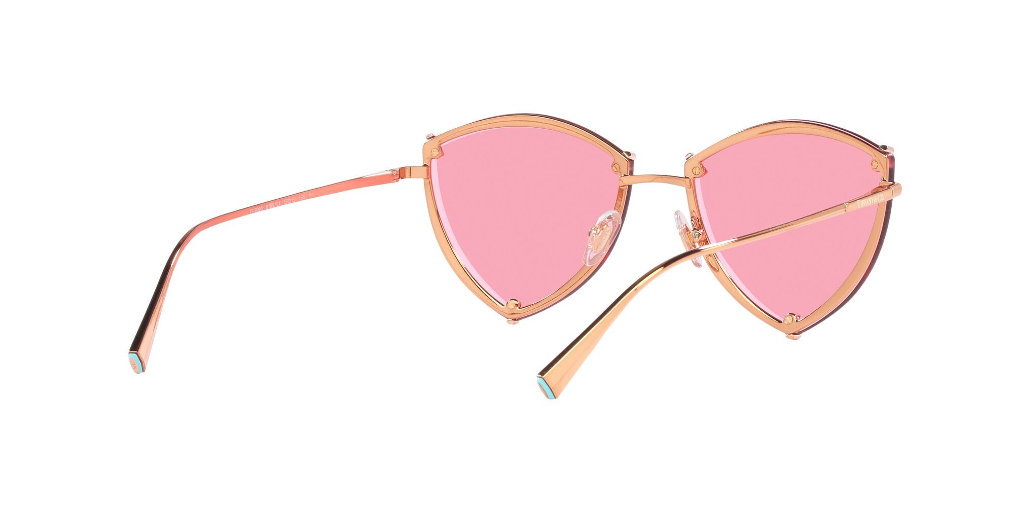 Sonnenbrillen Tiffany TF 3090 (610584) farbe rubedo form unregelmäßig gläser rosa