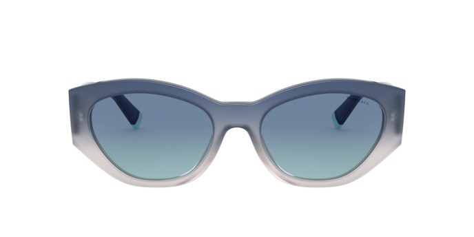 Sonnenbrillen Tiffany TF 4172 (83179S) farbe blue gradient ivory form oval gläser tiffany blue gradient