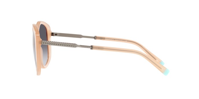 Sonnenbrillen Tiffany TF 4192 (82683C) farbe opal nude form unregelmäßig gläser grey gradient