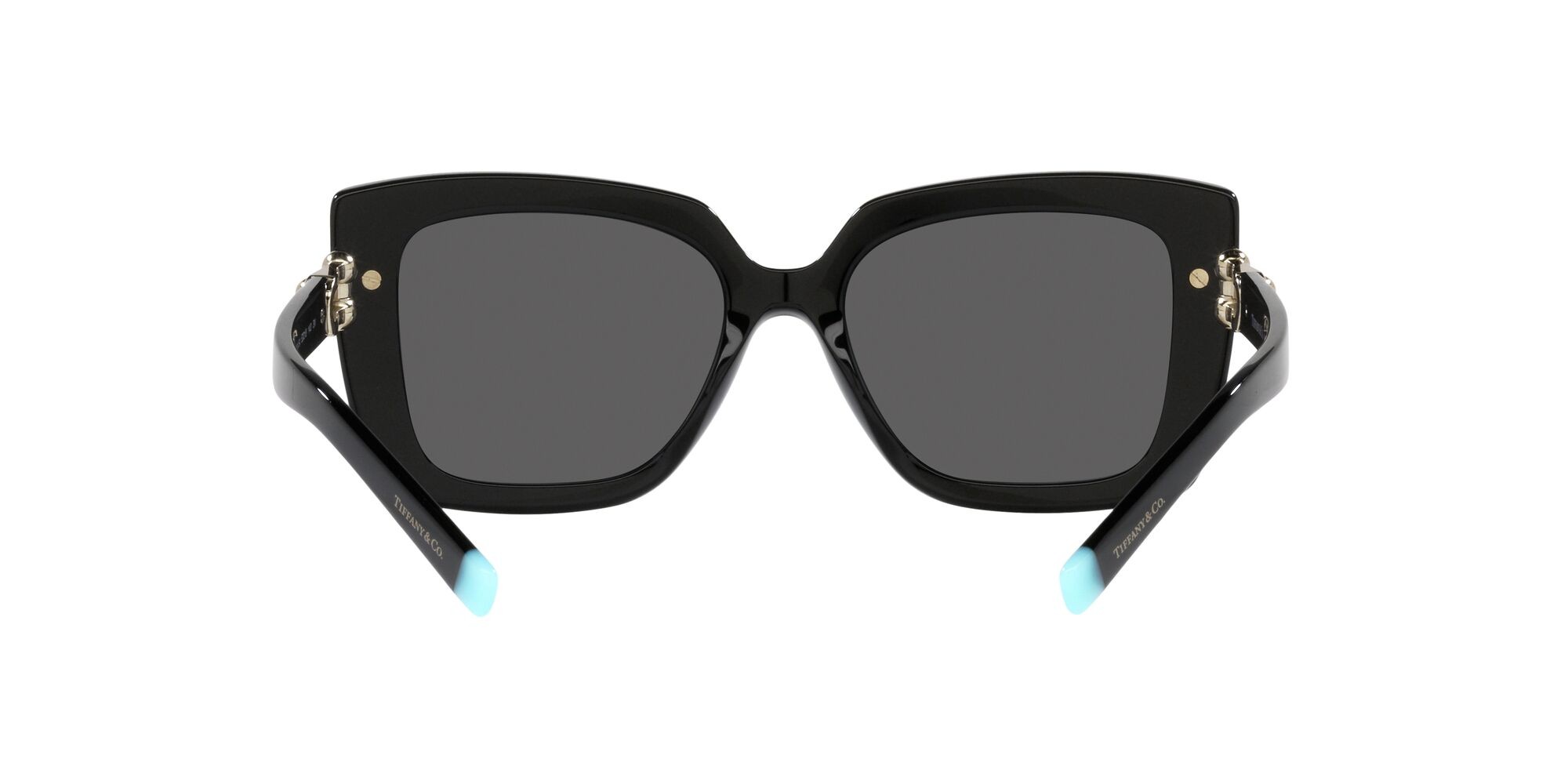 Sunglasses Tiffany TF 4199 (8001S4) color nero shape butterfly lenses grigio scuro