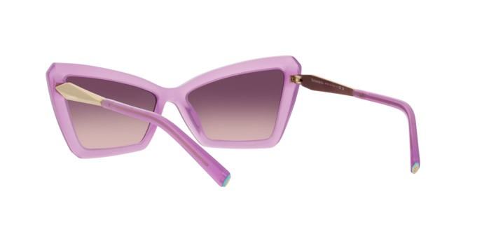 Sonnenbrillen Tiffany TF 4203 (83727W) farbe fuxia opal form cat-eye gläser rosa sfumato viola
