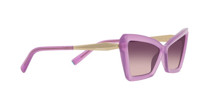 Sonnenbrillen Tiffany TF 4203 (83727W) farbe fuxia opal form cat-eye gläser rosa sfumato viola