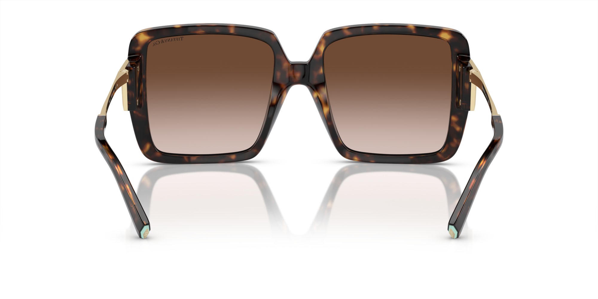 Sunglasses Tiffany TF 4212U (80153B) color havana shape square lenses marrone sfumato