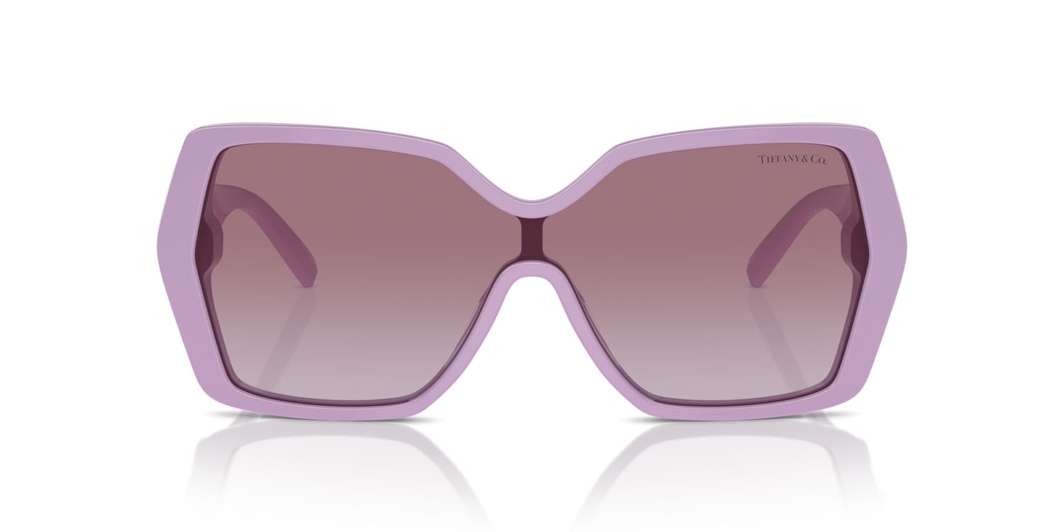 Sonnenbrillen Tiffany TF 4219 (8407S1) farbe viola chiaro form quadratisch gläser violetto sfumato blu