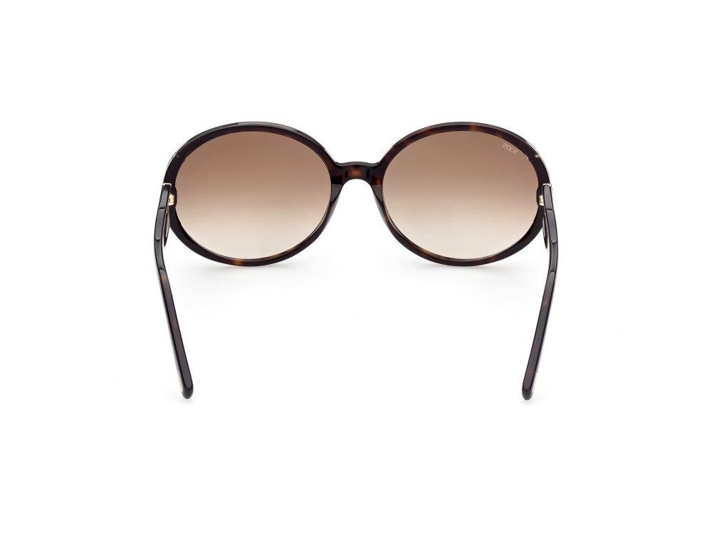 Sonnenbrillen Tod's TO0290 (52G) farbe avana scura form oval gläser marrone specchiato