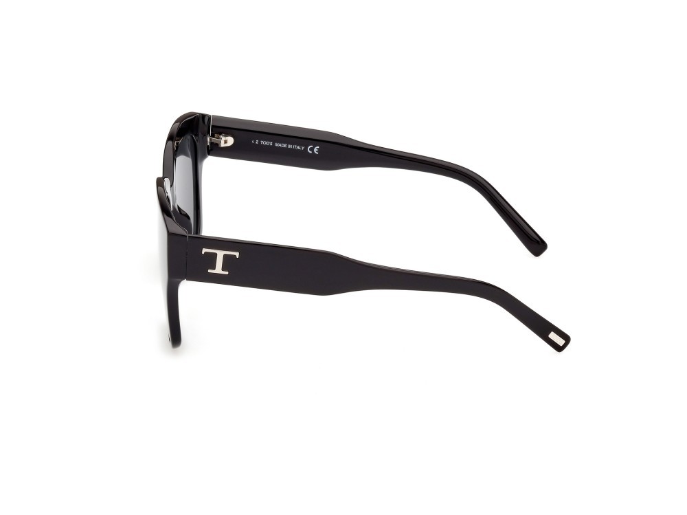 Sonnenbrillen Tod's TO0331 (01A) farbe nero lucido form geometrisch gläser fumo 