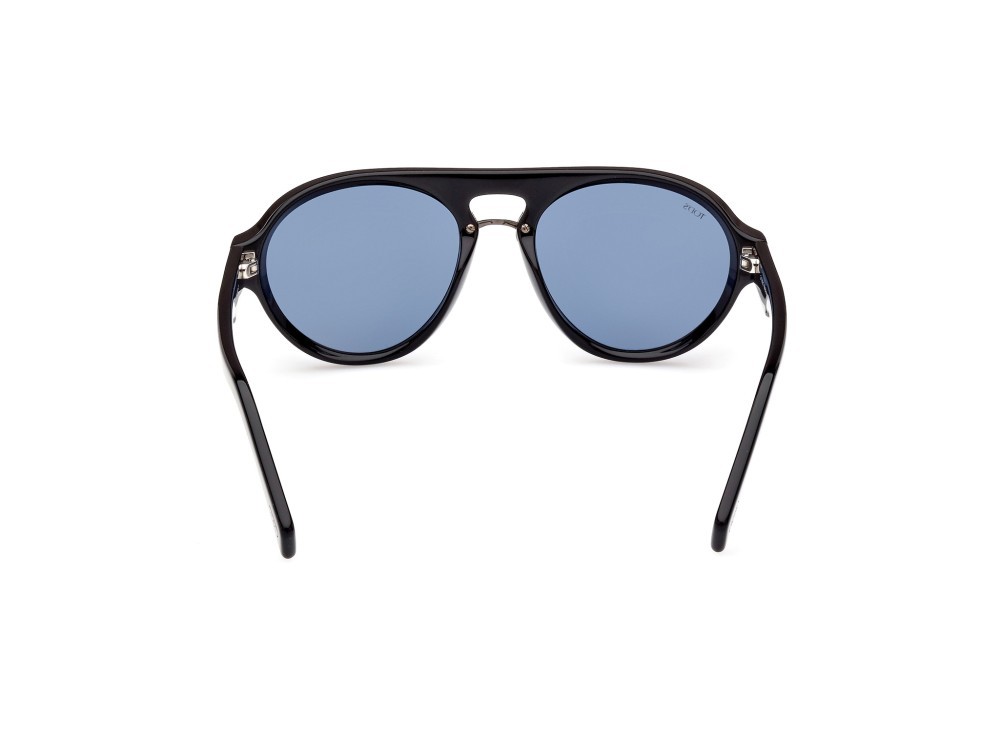 Sonnenbrillen Tod's TO0341 (01V) farbe nero lucido form aviator gläser blu