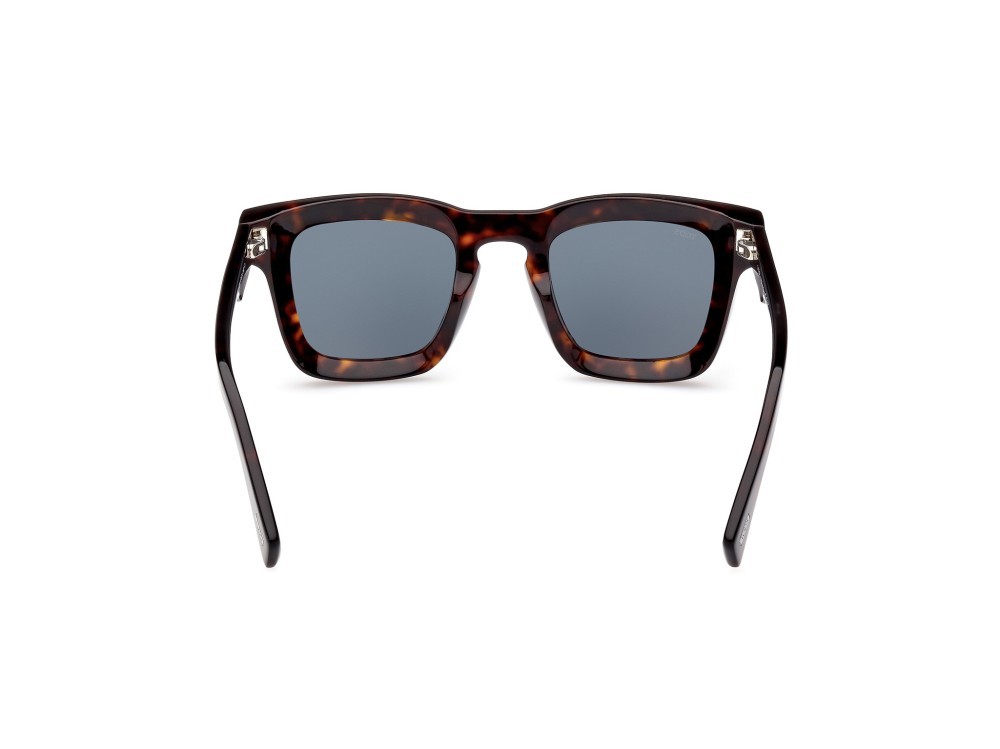 Sonnenbrillen Tod's TO0342 (52V) farbe avana scura form quadratisch gläser blu