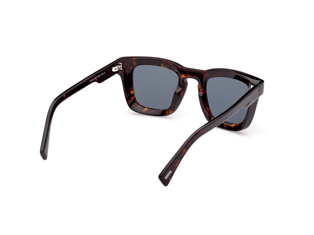 Sonnenbrillen Tod's TO0342 (52V) farbe avana scura form quadratisch gläser blu