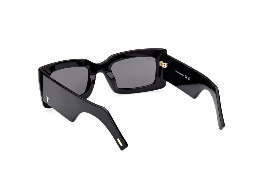 Sonnenbrillen Tod's TO0348 (01A) farbe nero lucido form rechteckig gläser fumo