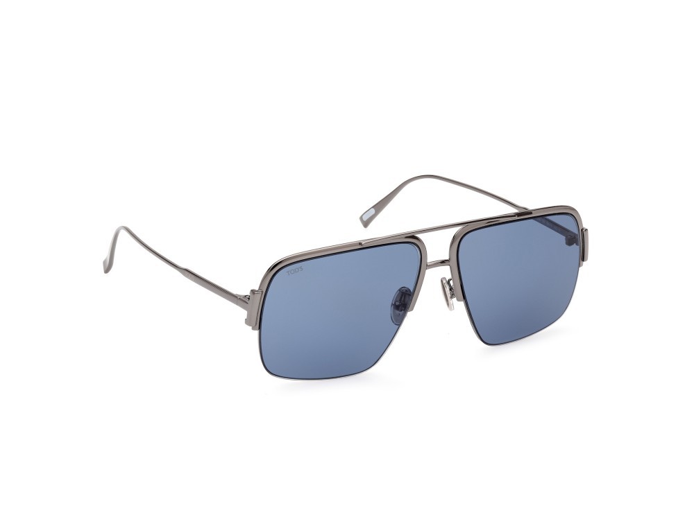 Sonnenbrillen Tod's TO0358 (12V) farbe rutenio scuro lucido form navigator gläser blu