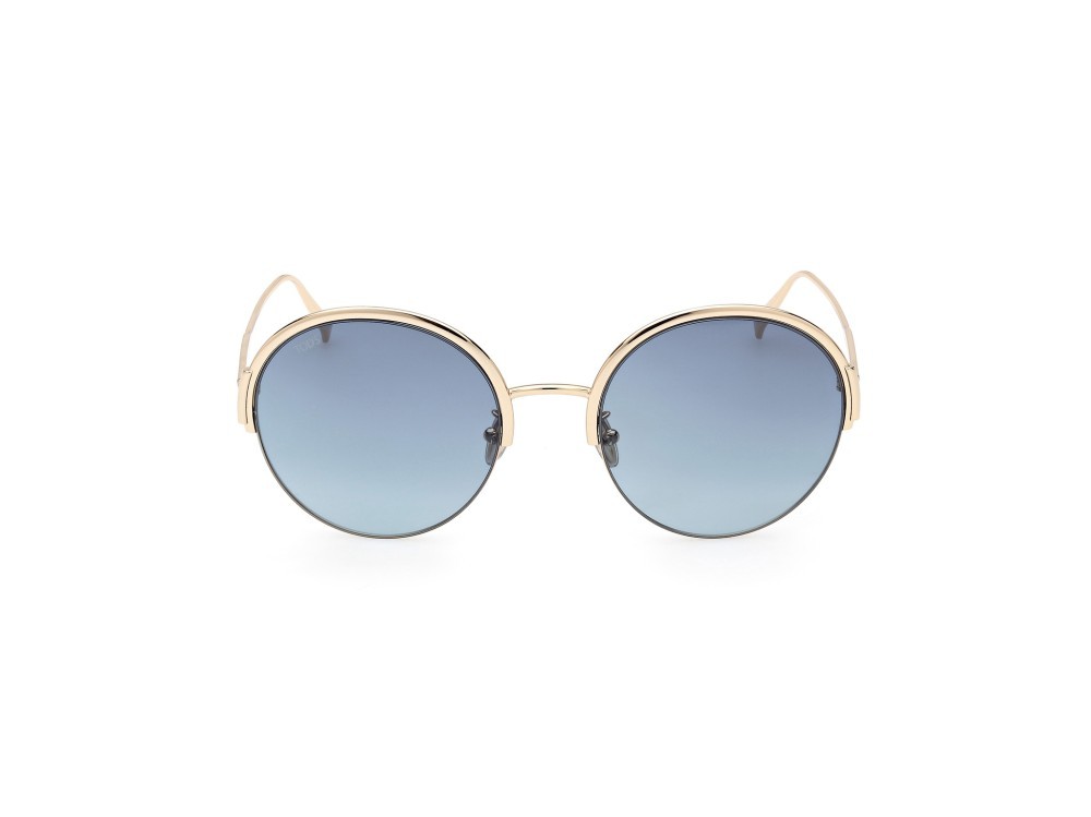 Sonnenbrillen Tod's TO0359 (32W) farbe oro form rund gläser blu grad.