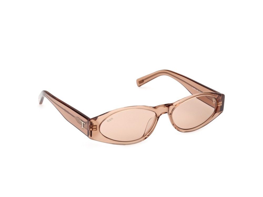 Sonnenbrillen Tod's TO0362-H (45E) farbe marrone chiaro lucido form oval gläser marrone