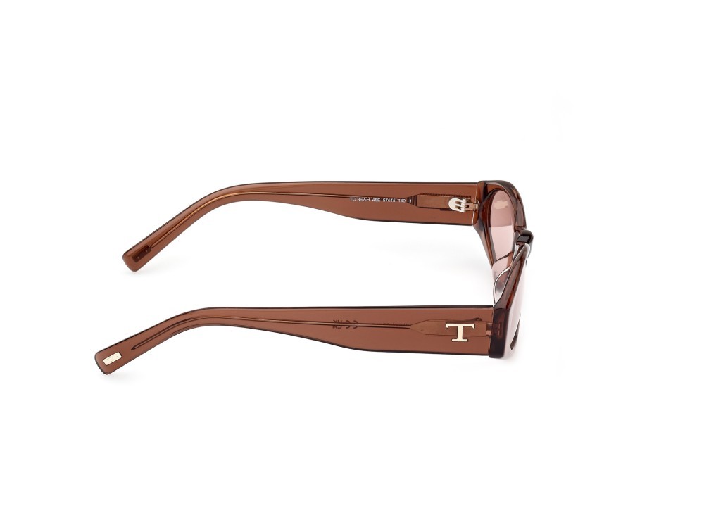 Sonnenbrillen Tod's TO0362-H (48E) farbe marrone scuro lucido form oval gläser marrone