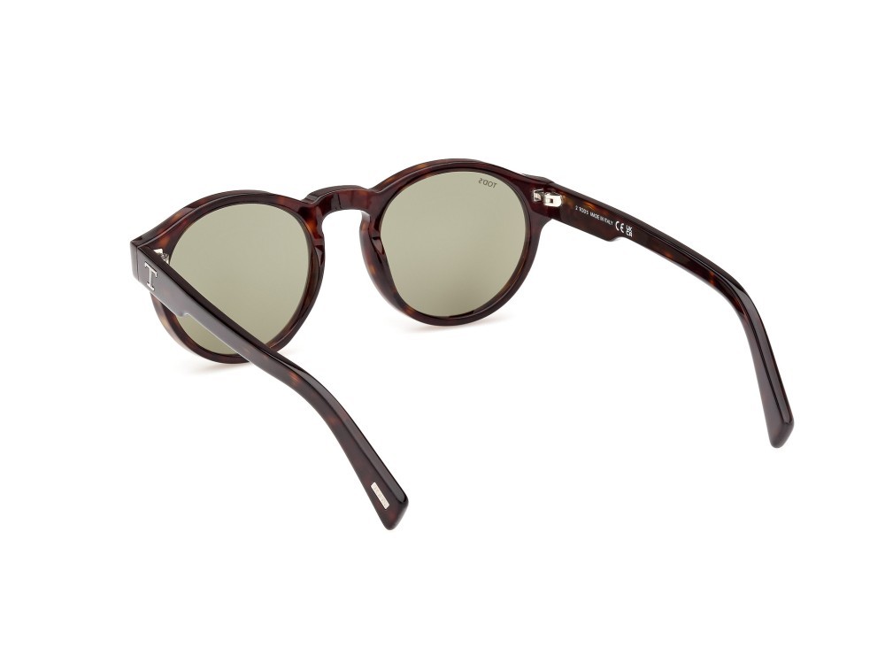 Sonnenbrillen Tod's TO0368 (52N) farbe avana scura form rund gläser verde