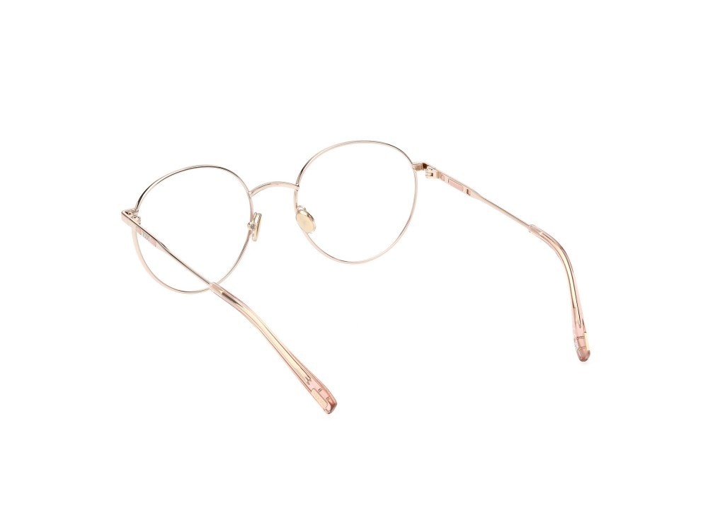 Occhiali da vista Tod's TO5283 (028) colore oro rosè lucido  forma rotondo 