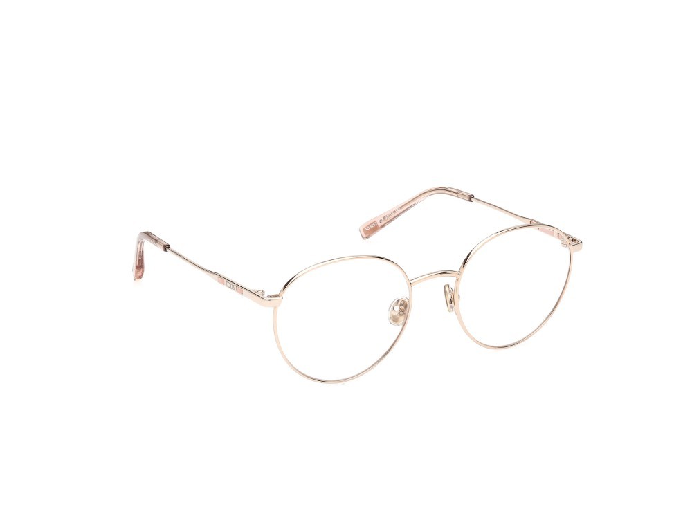 Occhiali da vista Tod's TO5283 (028) colore oro rosè lucido  forma rotondo 