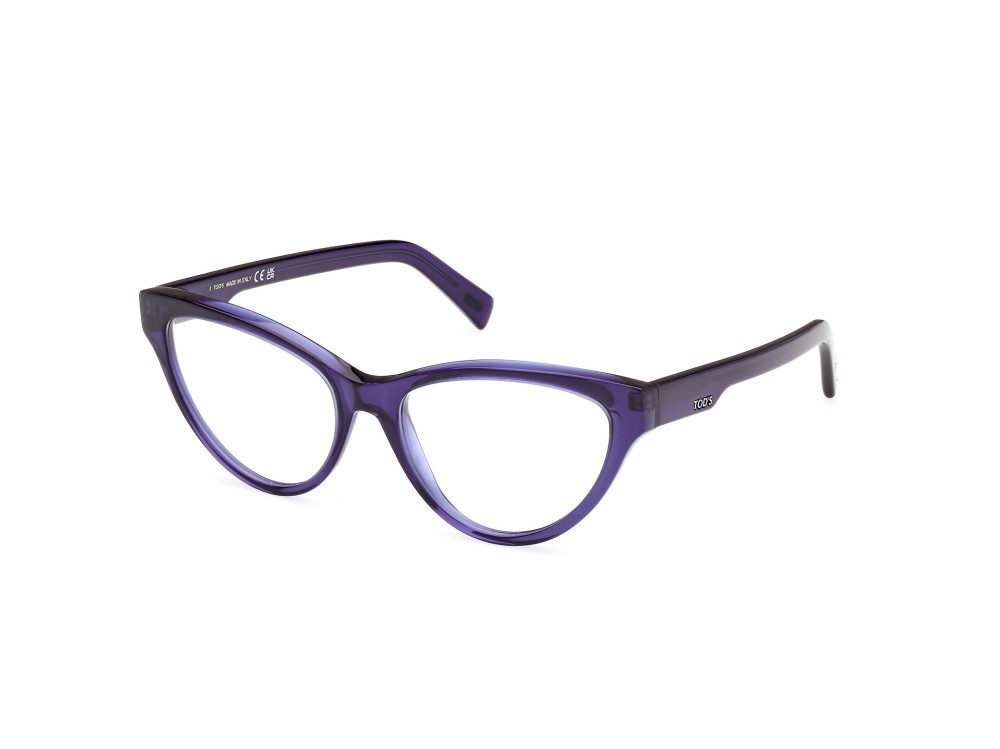 Brillen Tod's TO5299 (090) farbe blu lucido form cat-eye 