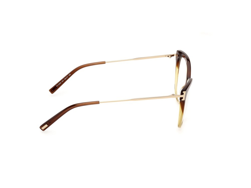 Brillen Tod's TO5300 (047) farbe marrone chiaro lucido form rund 