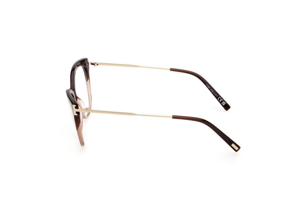 Brillen Tod's TO5300 (050) farbe marrone scuro lucido form rund 